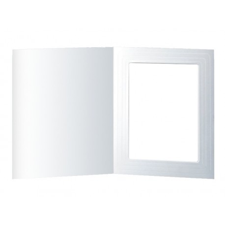 Cartonaje blanco con tapa y ventana ref.CT01 mínimo 25 unidades