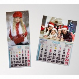 Calendario faldilla imantado impresión offset tamaño imagen 15x10 minimo 6 unidades multiplo de 6